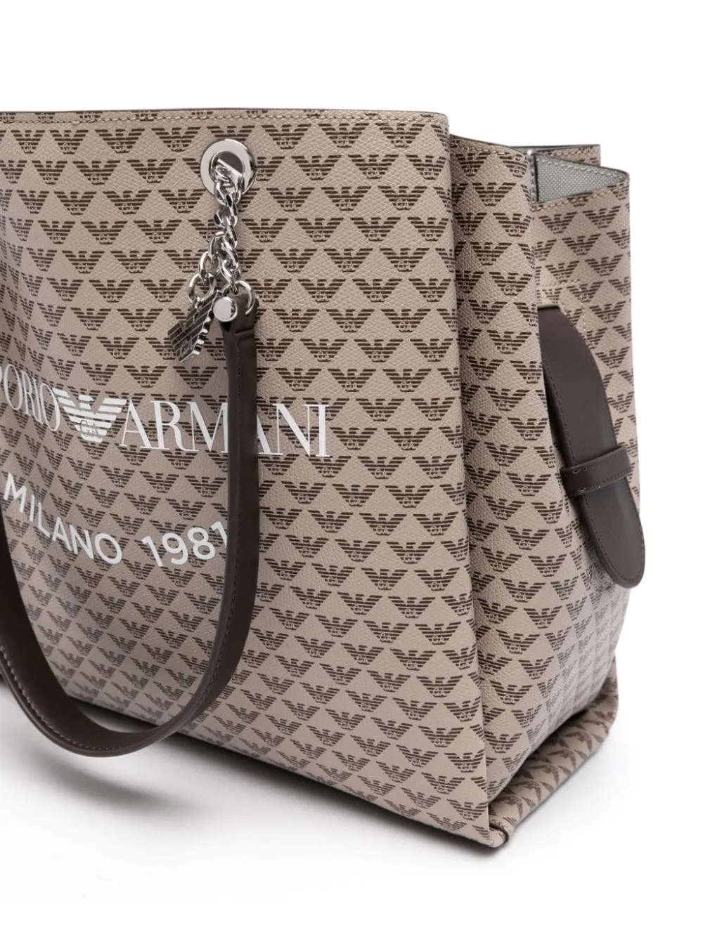 Emporio Armani    Emporio Armani Allover Logo Tote Bag