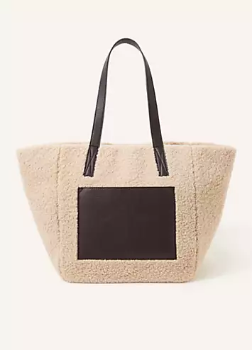 Faux Shearling Tote Bag by Accessorize | Look Again