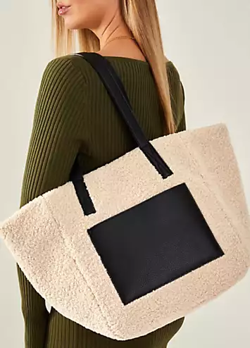 Faux Shearling Tote Bag by Accessorize | Look Again