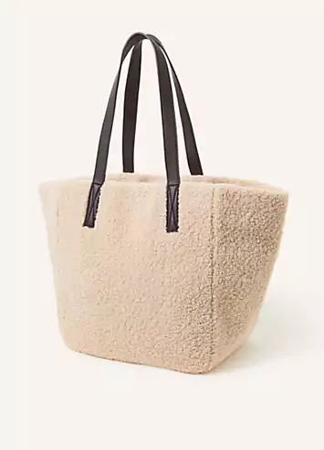 Faux Shearling Tote Bag by Accessorize | Look Again