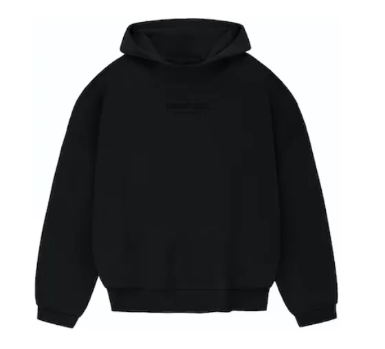 Fear of God Essentials Hoodie Jet Black