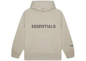 FEAR OF GOD ESSENTIALS Pullover Hoodie Applique Logo Olive/Khaki