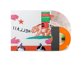 HELLA ‘HOLD YOUR HORSE IS’ LP + 7 (Limited Edition – Only 500 Made, Clear w/ Red & Green Splatter w/ Orange 7 Vinyl)