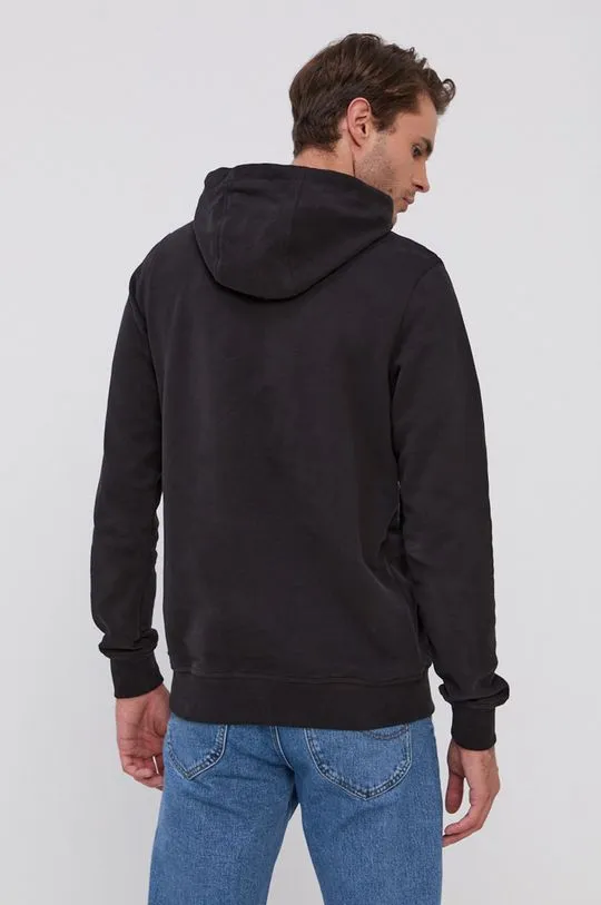 Helly Hansen cotton sweatshirt black color