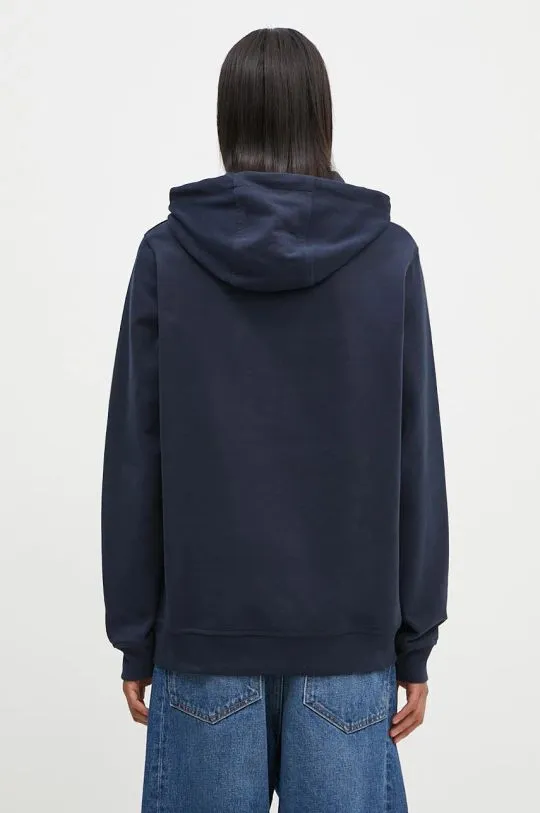 Helly Hansen cotton sweatshirt navy blue color