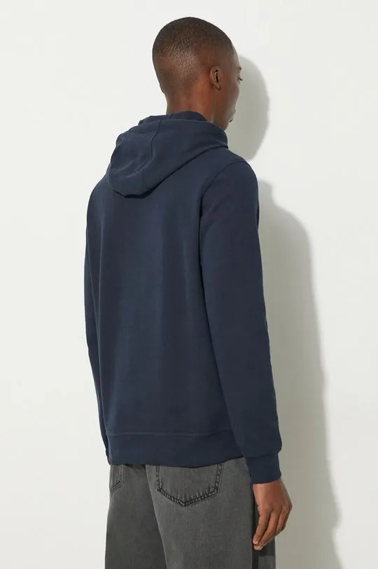 Helly Hansen cotton sweatshirt navy blue color