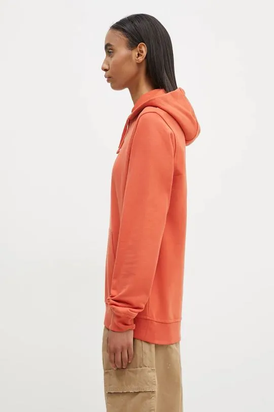 Helly Hansen cotton sweatshirt orange color