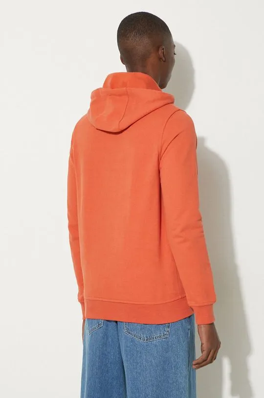 Helly Hansen cotton sweatshirt orange color