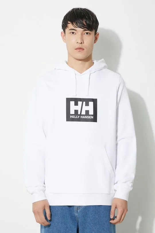 Helly Hansen cotton sweatshirt white color