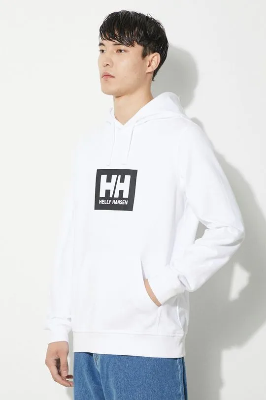 Helly Hansen cotton sweatshirt white color