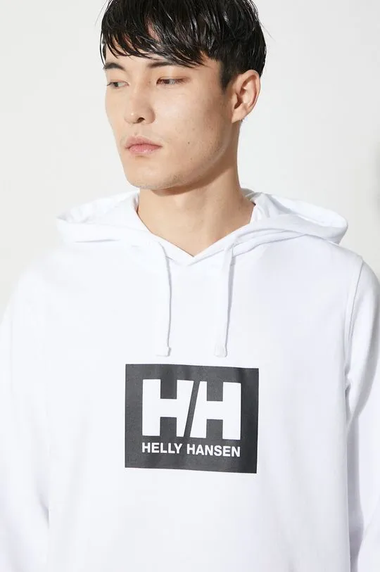 Helly Hansen cotton sweatshirt white color