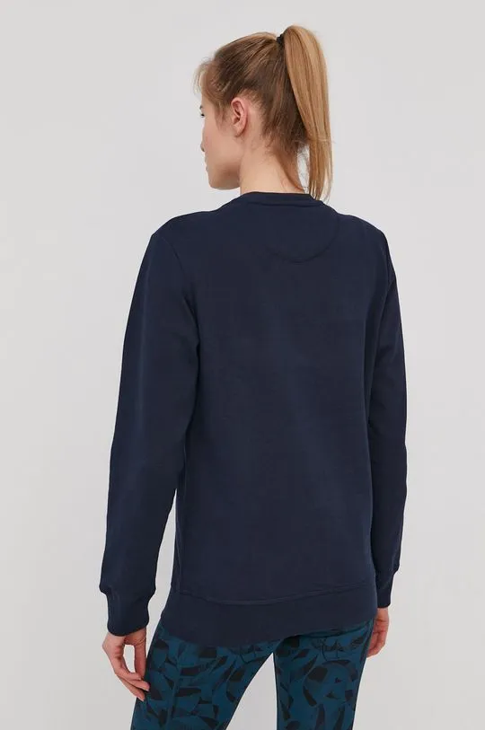 Helly Hansen sweatshirt women's navy blue color