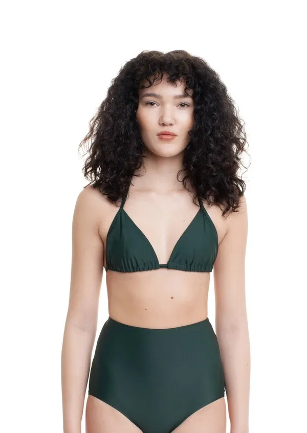 Heron Bikini Top - Green