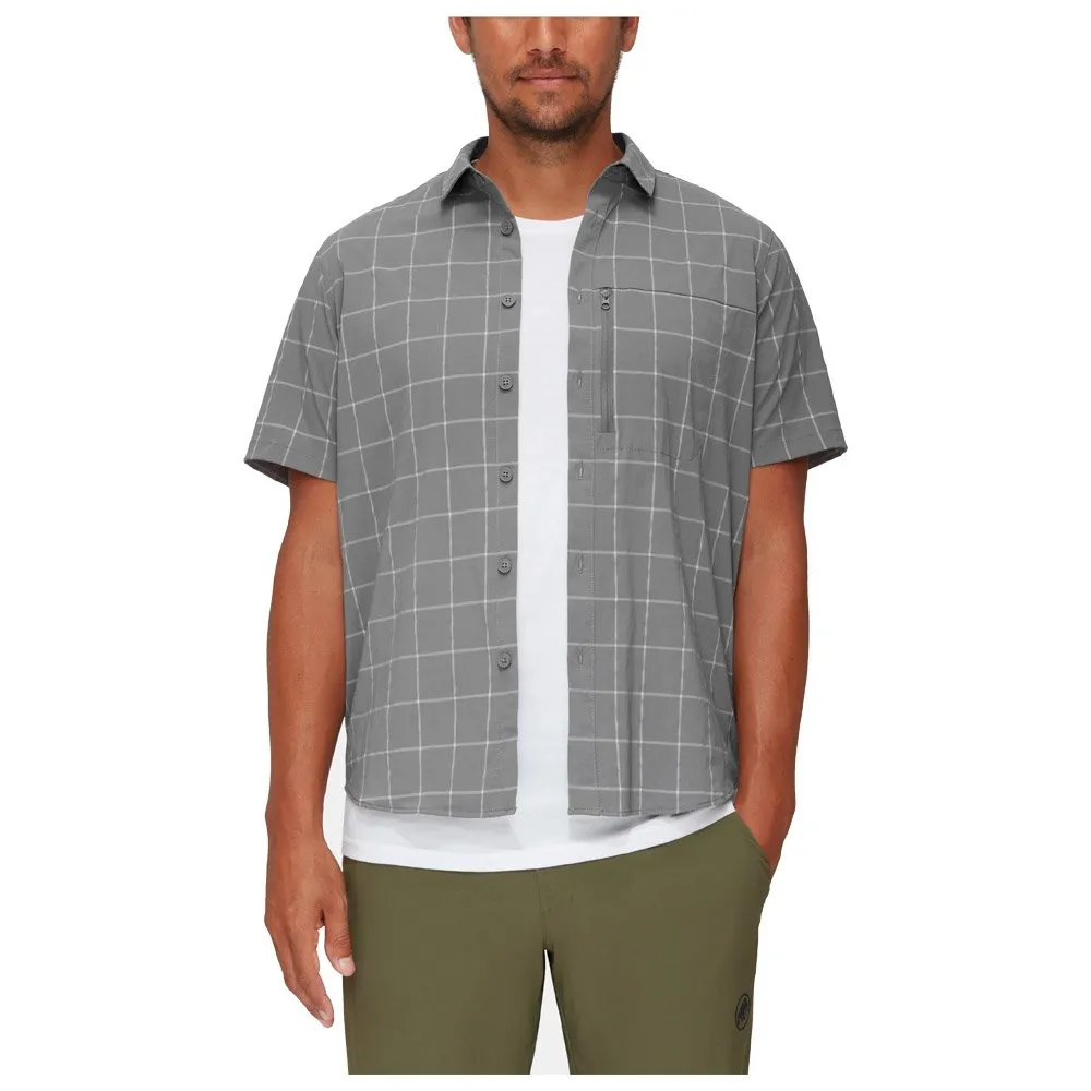 Hiking shirt Mammut ---Mountain Shirt Titanium Granit