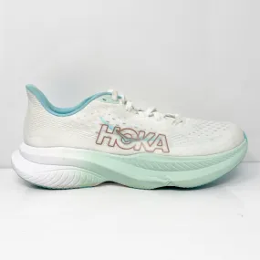 Hoka One One Womens Mach 6 1147810 FTRS White Running Shoes Sneakers Size 8 B