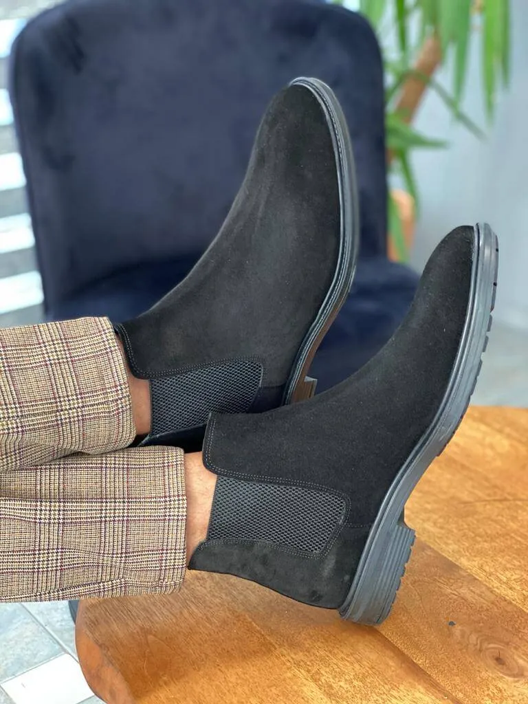 HolloMen Black Chelsea Boots