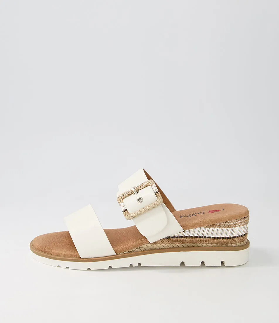 I LOVE BILLY Riccardu White Multi Sandals