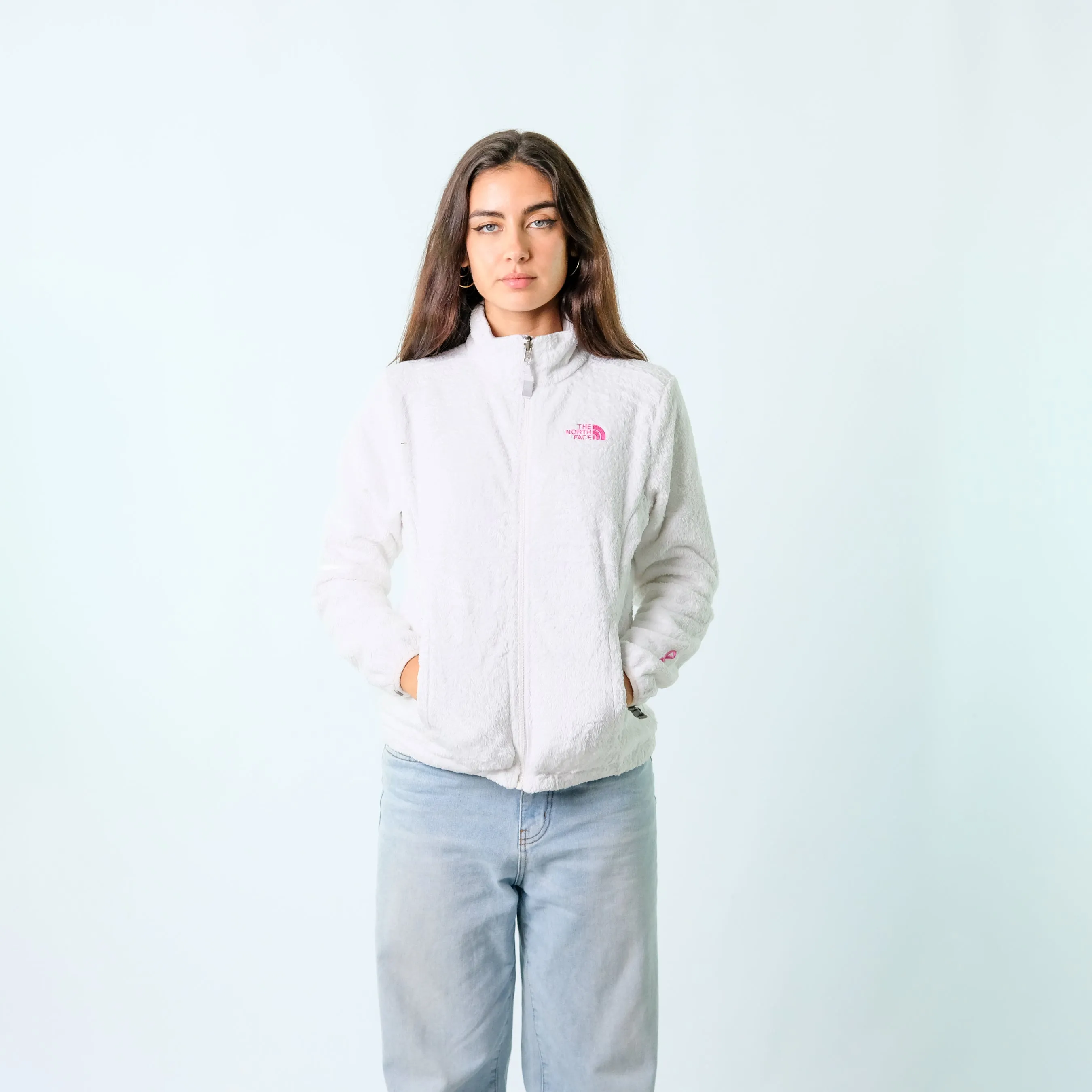 Ivory y2ks The North Face zip up  Fleece (M)