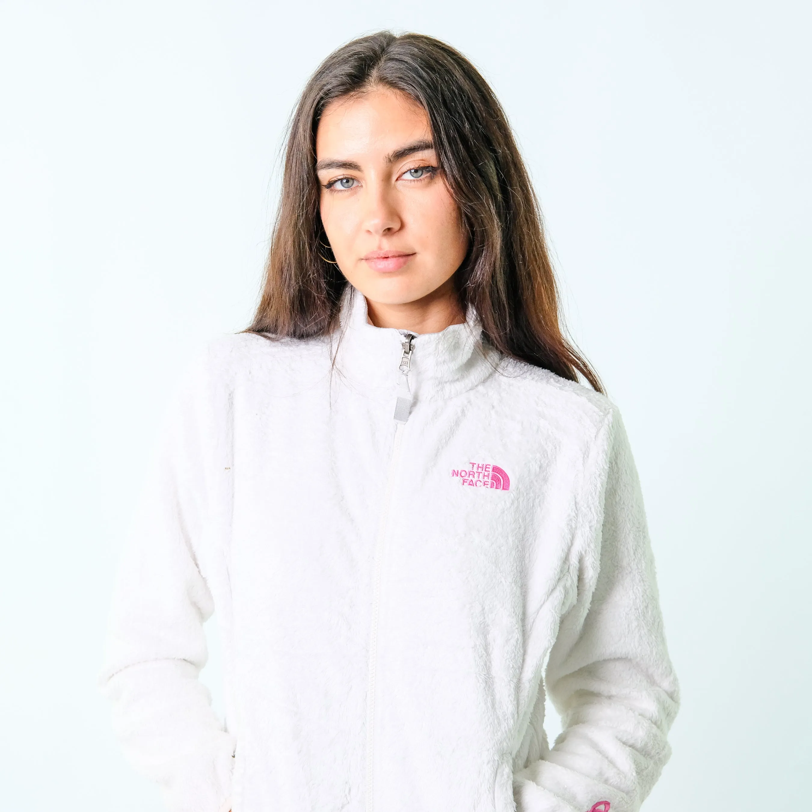 Ivory y2ks The North Face zip up  Fleece (M)