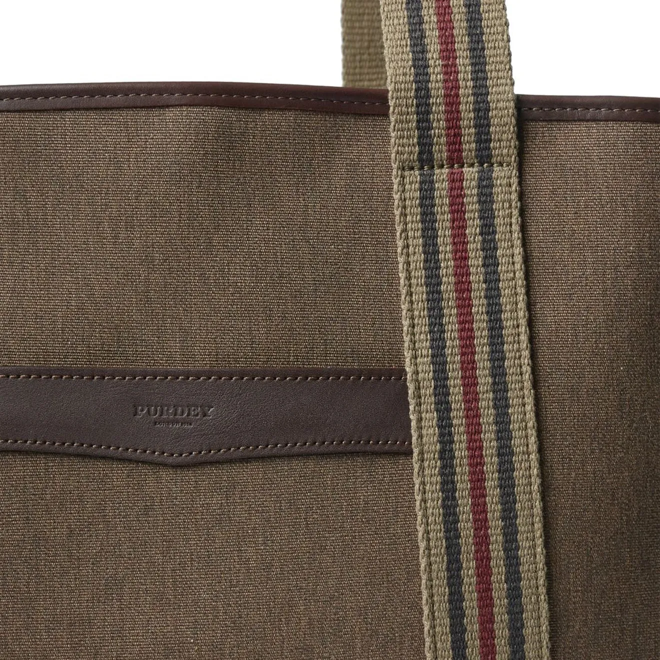 James Purdey Wood Tote Bag Walnut