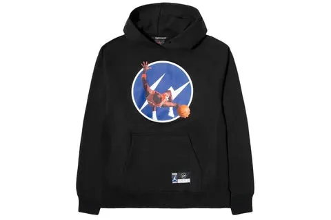 Jordan x Fragment Image Pullover Hoodie Black