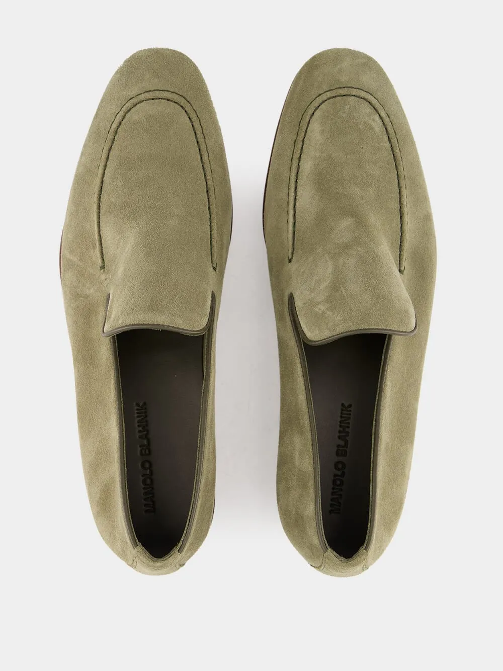 Khaki Truro Suede Loafers