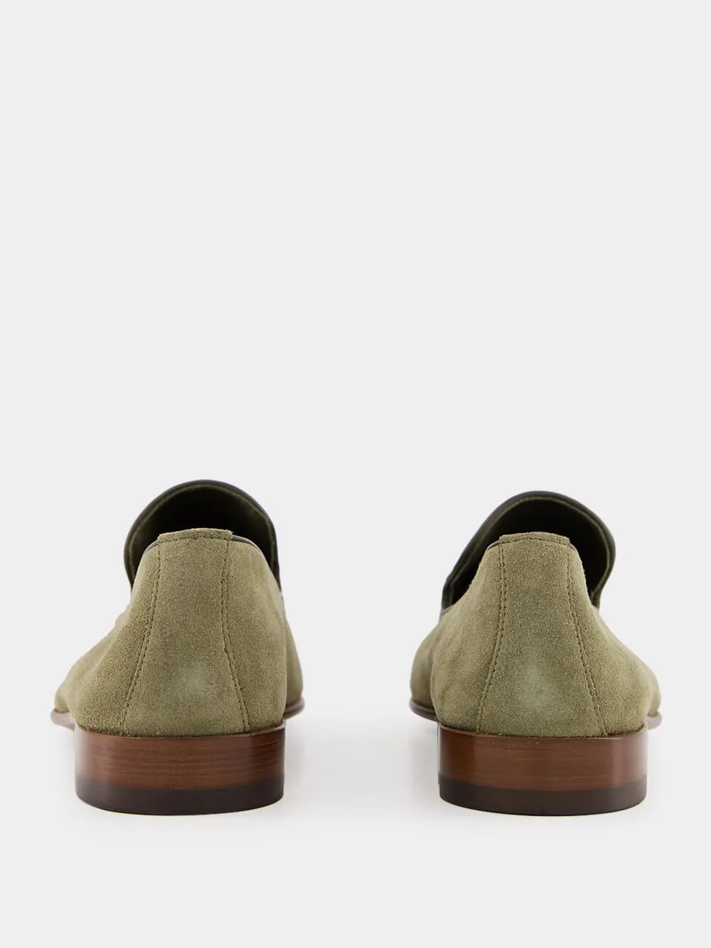 Khaki Truro Suede Loafers