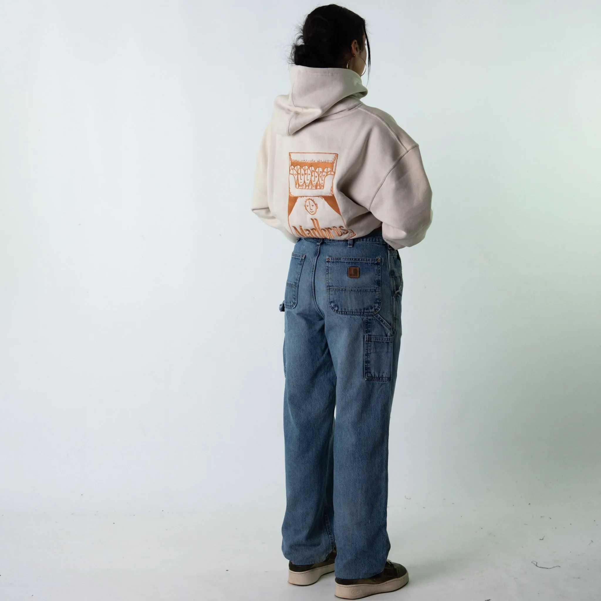 Light Blue Denim 90s Carhartt  Cargo Skater Trousers Pants Jeans (30x31)