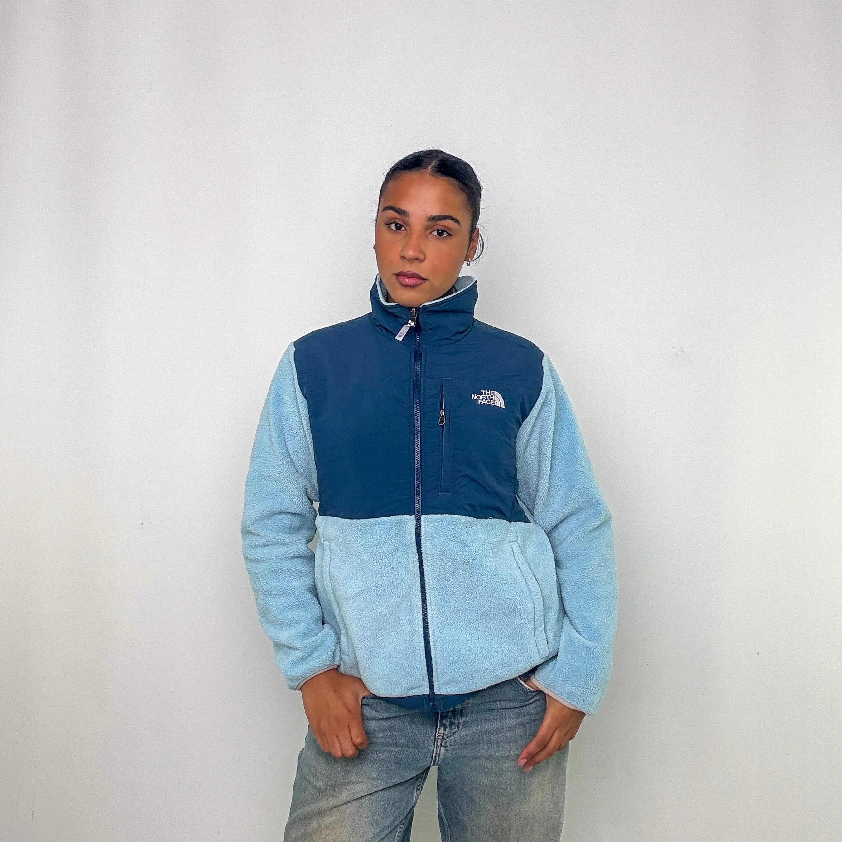 Light Blue y2ks The North Face Fleece (L)