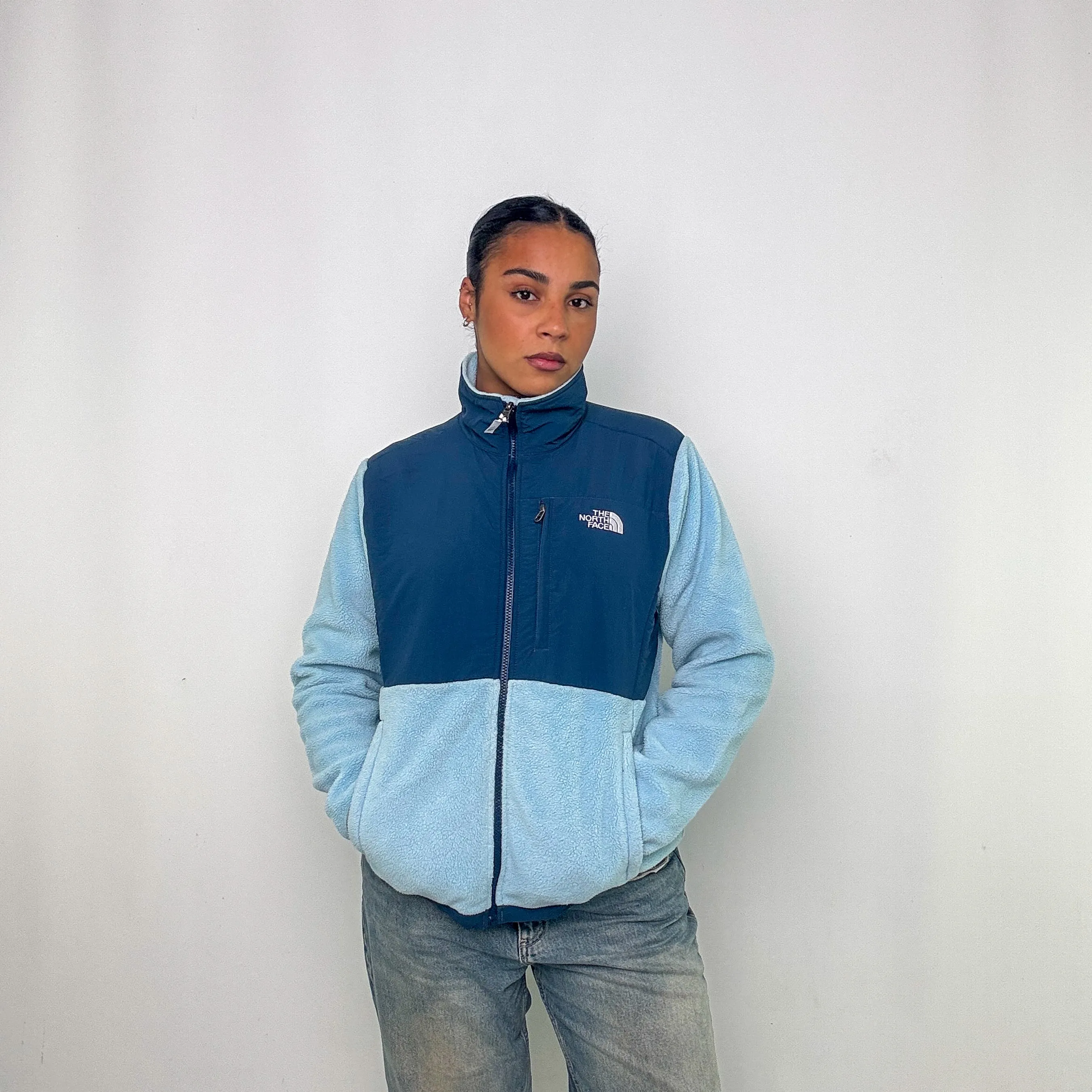 Light Blue y2ks The North Face Fleece (L)