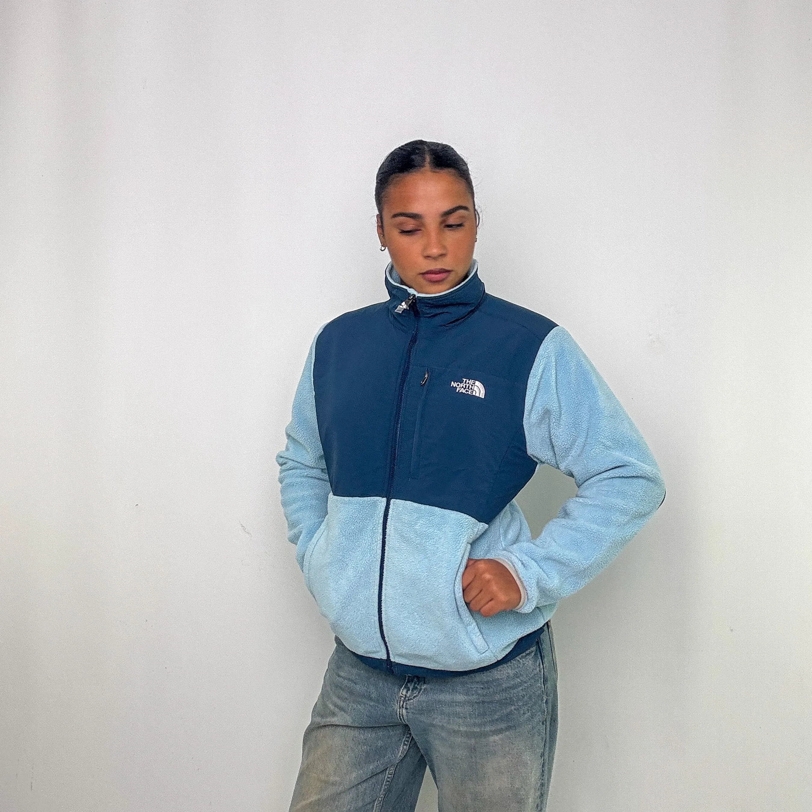 Light Blue y2ks The North Face Fleece (L)