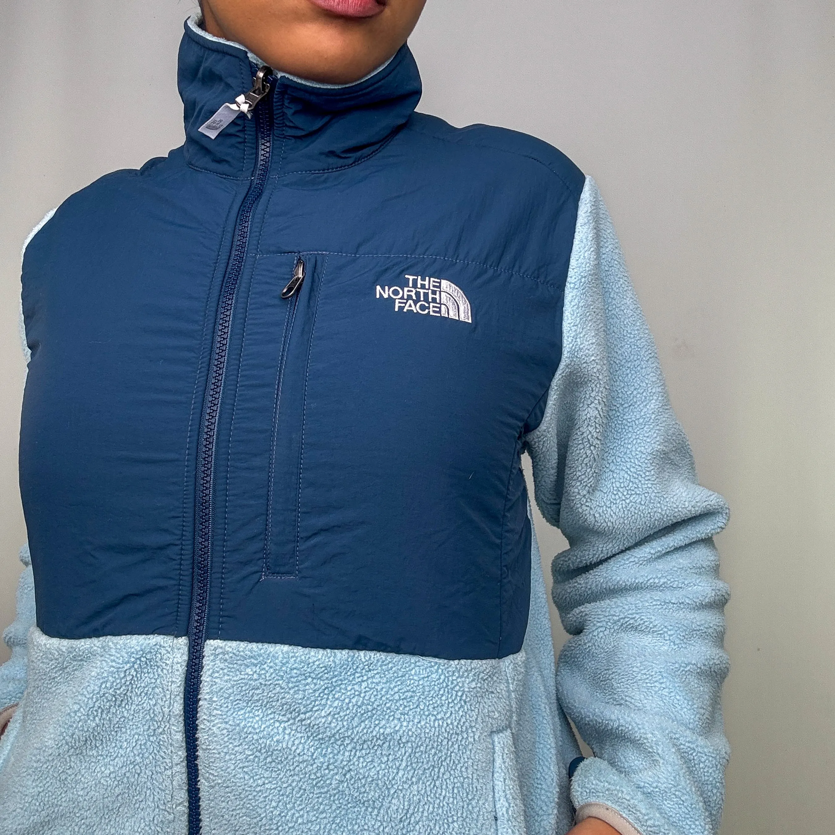 Light Blue y2ks The North Face Fleece (L)