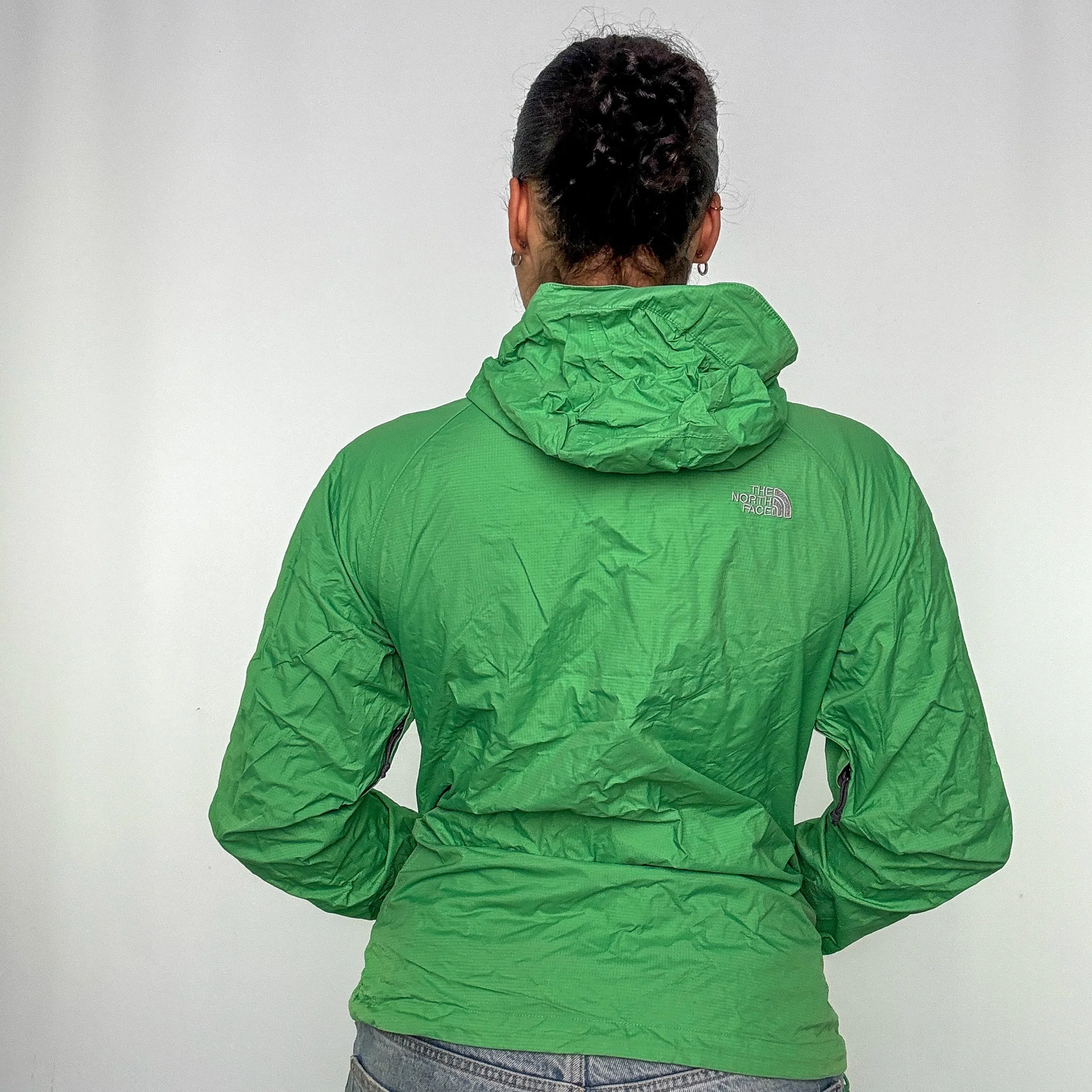 Light Green y2ks The North Face Rain Jacket (M)