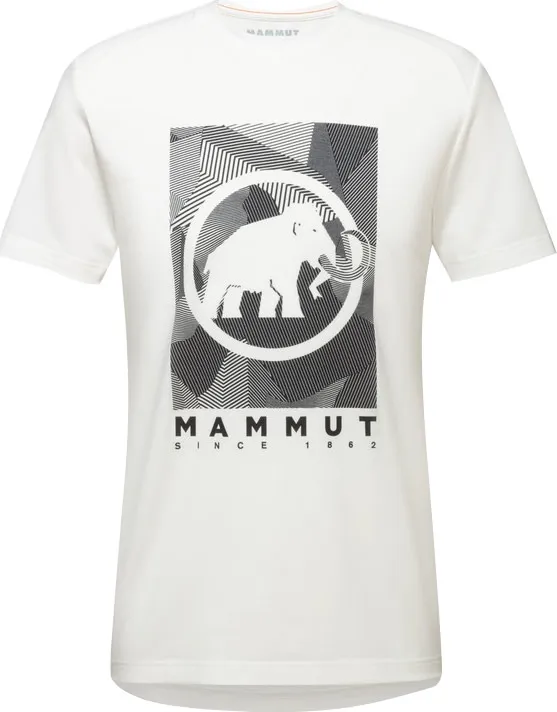 Mammut Men's Trovat T-Shirt White Prt2 | Buy Mammut Men's Trovat T-Shirt White Prt2 here | Outnorth