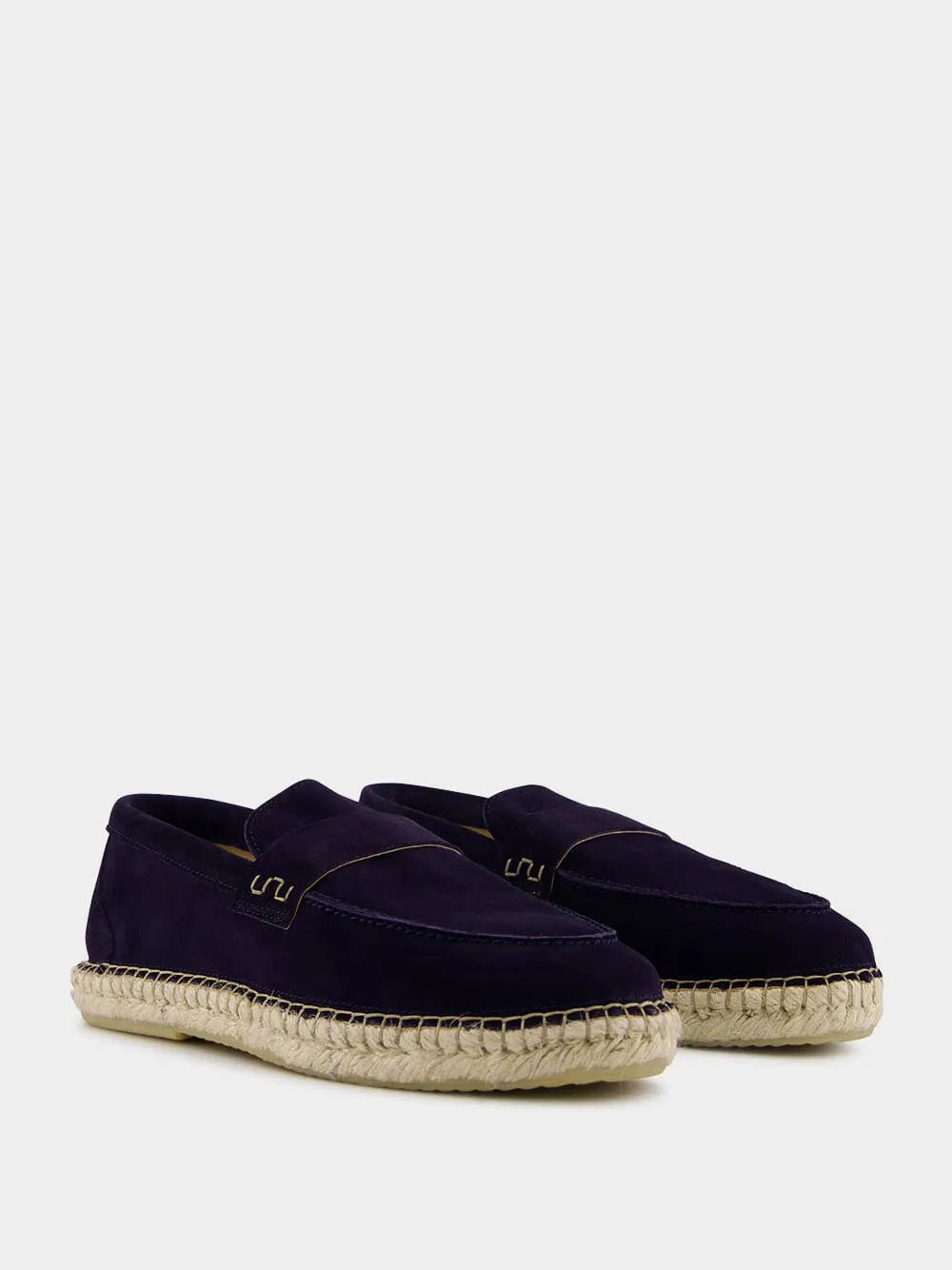 Marcelo Navy Suede Loafers