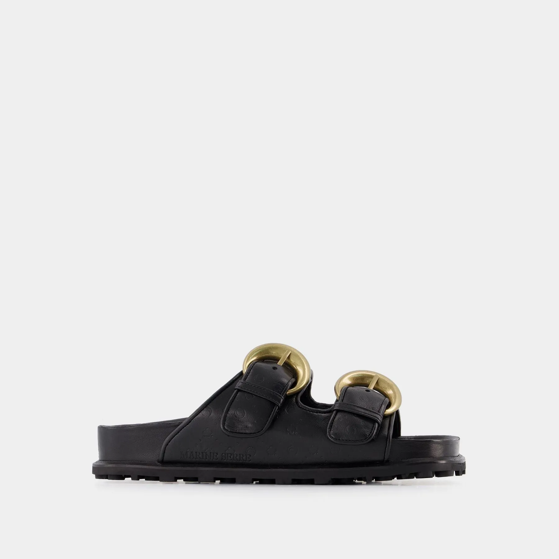 Marine Serre  Sandals - Marine Serre -  Black - Leather