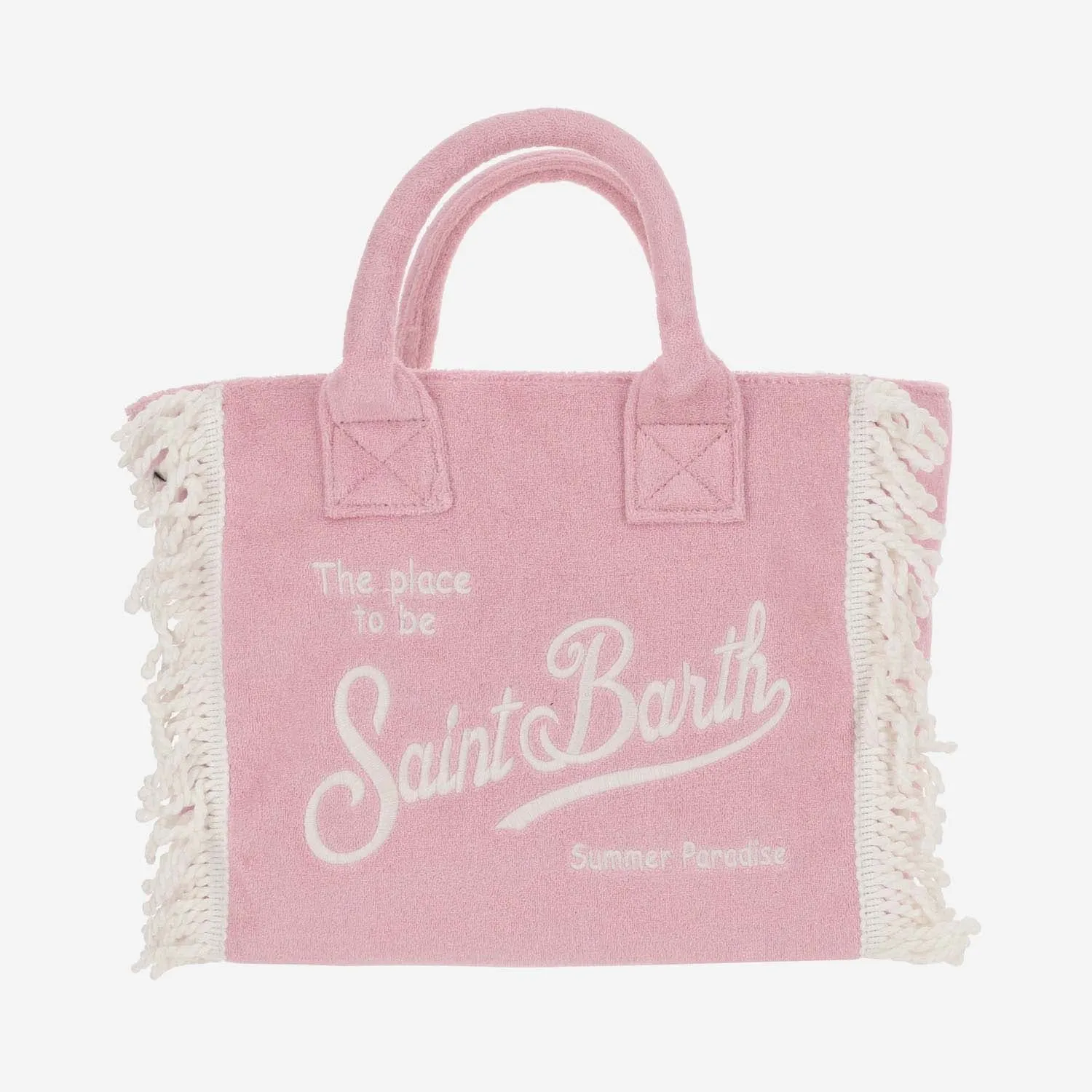 Mc2 Saint Barth    Mc2 Saint Barth Colette Terry Tote Bag With Embroidery