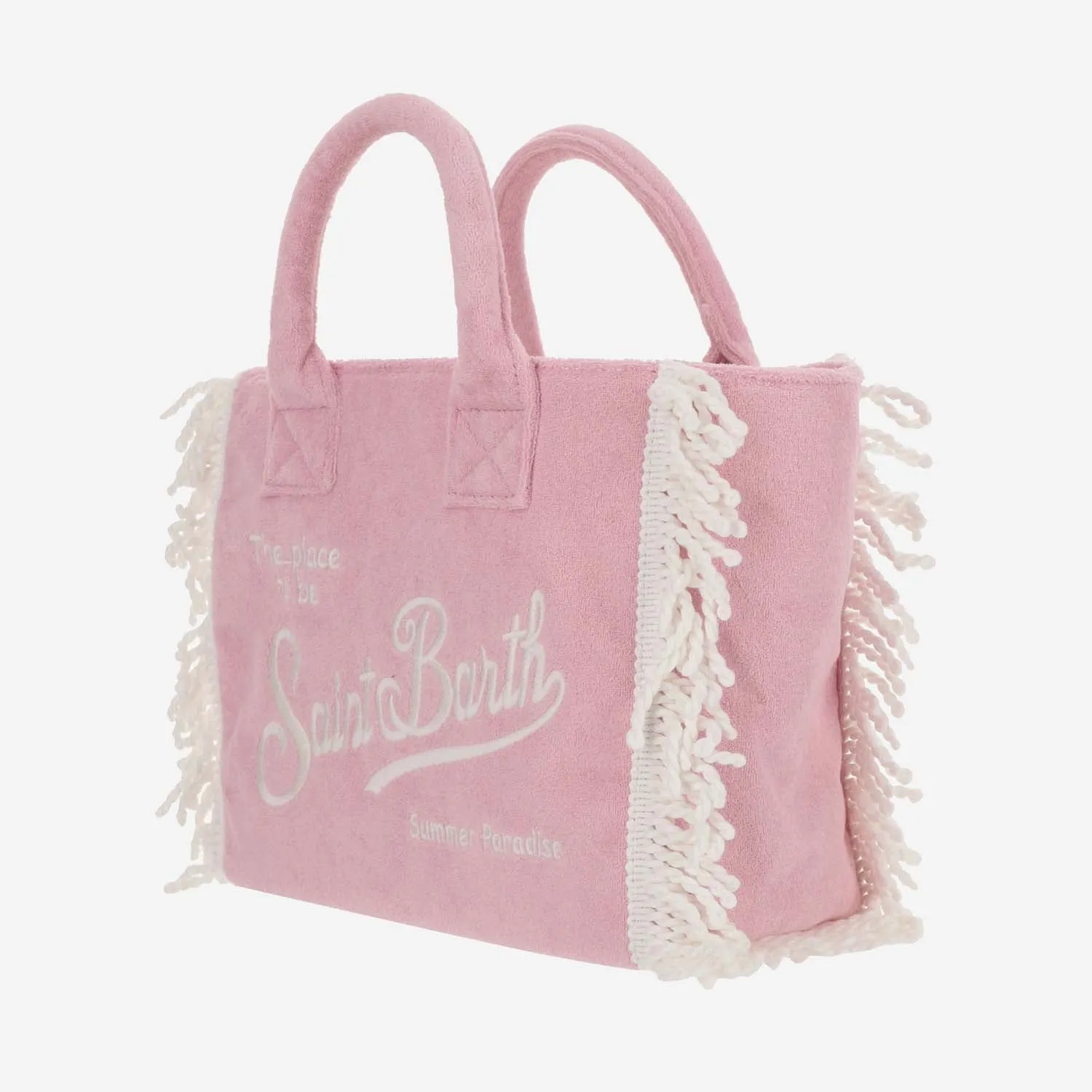 Mc2 Saint Barth    Mc2 Saint Barth Colette Terry Tote Bag With Embroidery