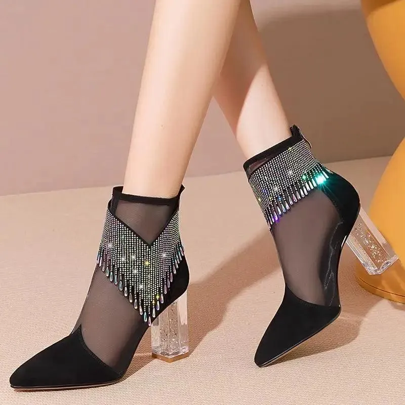 Mesh Sandals Boots Women