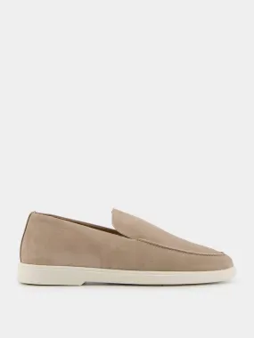 Miguel Beige Suede Loafers