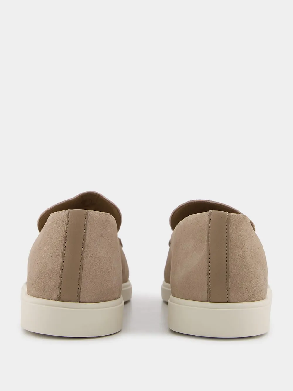 Miguel Beige Suede Loafers