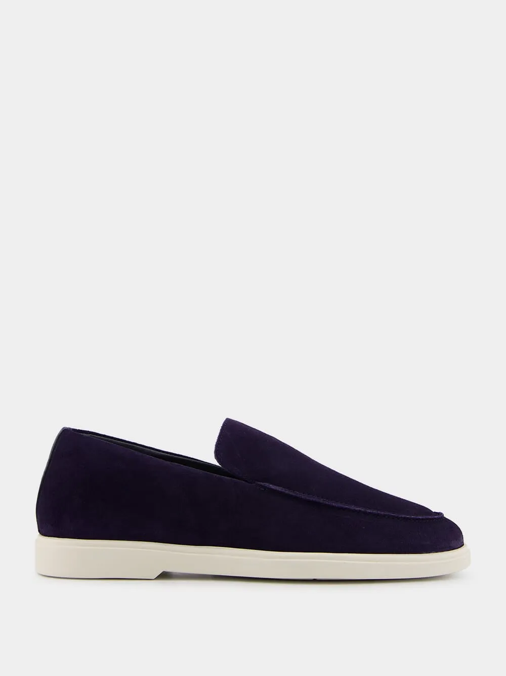 Miguel Midnight Blue Suede Loafers