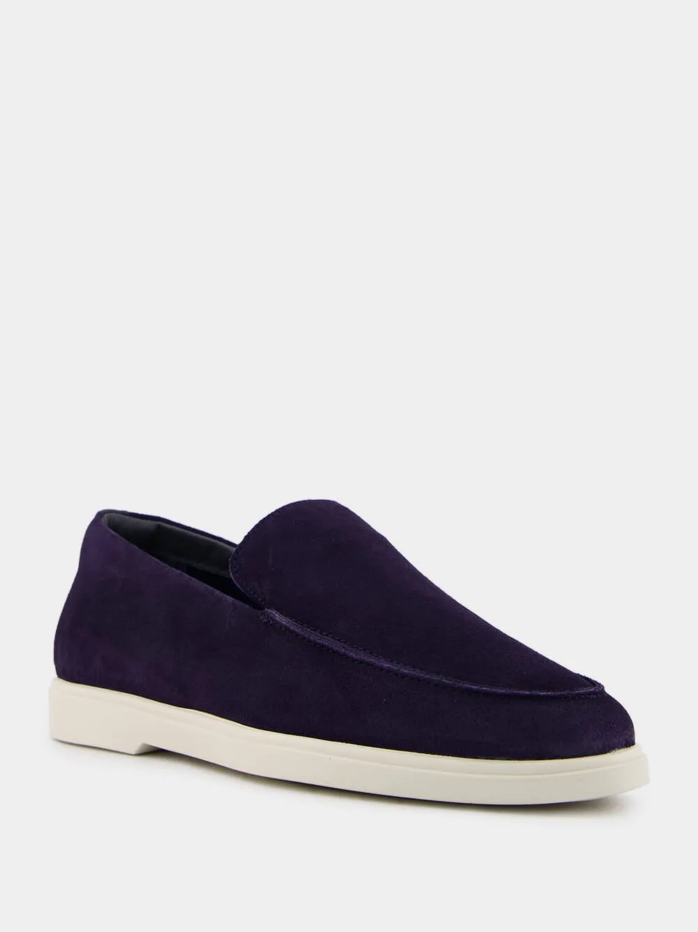 Miguel Midnight Blue Suede Loafers