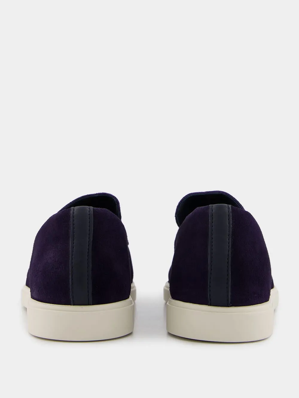 Miguel Midnight Blue Suede Loafers