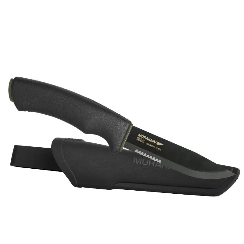 MORAKNIV BUSHCRAFT BLACK SRT - STAINLESS STEEL (12491)