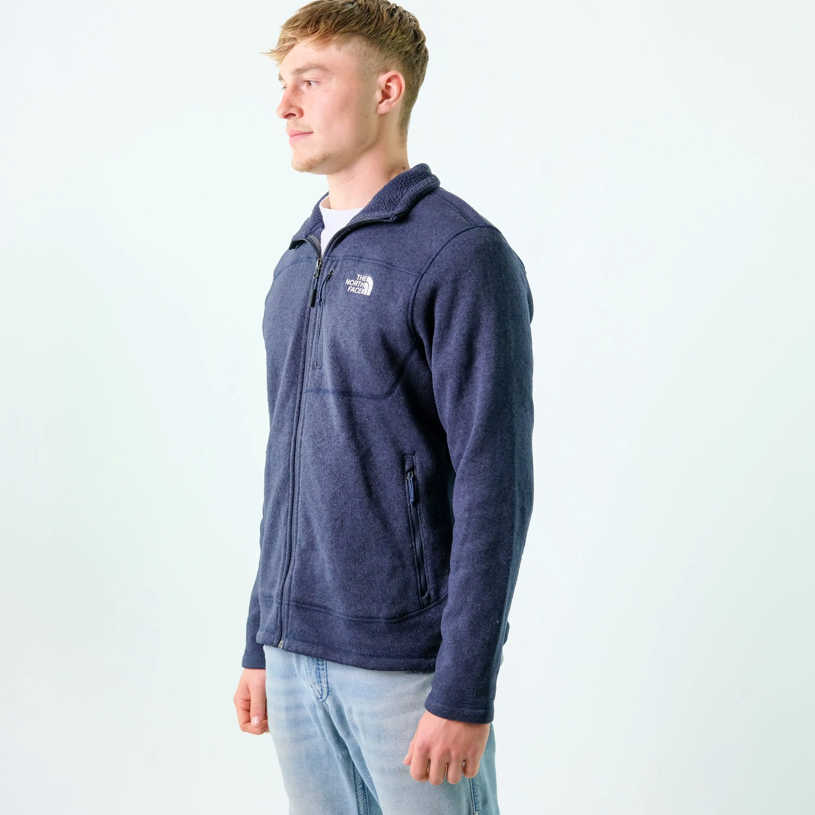 Navy Blue y2ks The North Face Fleece (L)