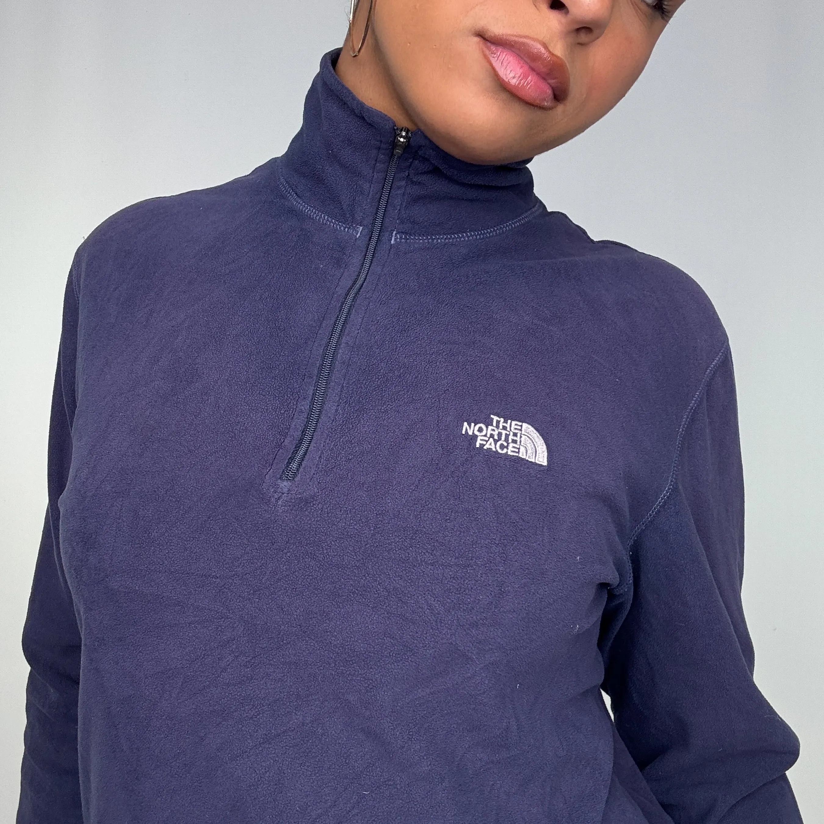 Navy Blue y2ks The North Face Fleece (M)