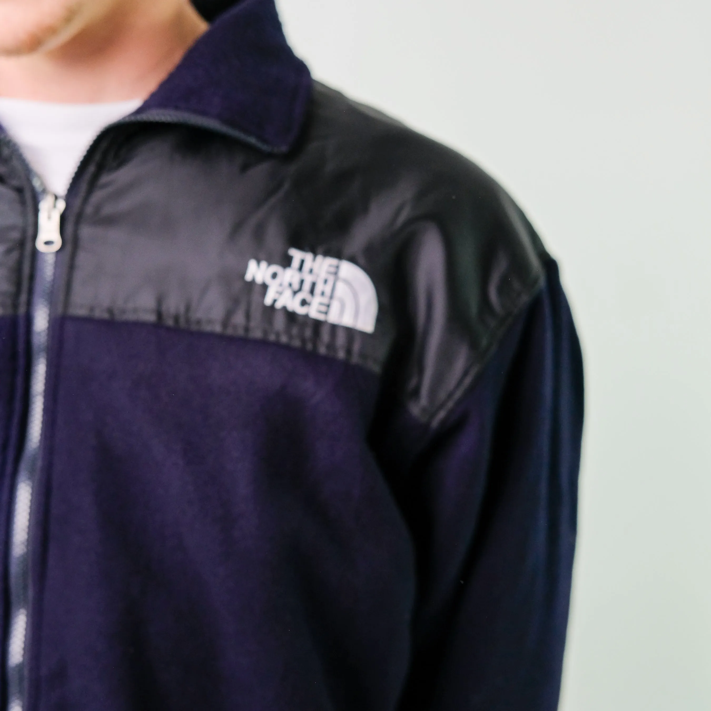 Navy Blue y2ks The North Face Fleece (XL)