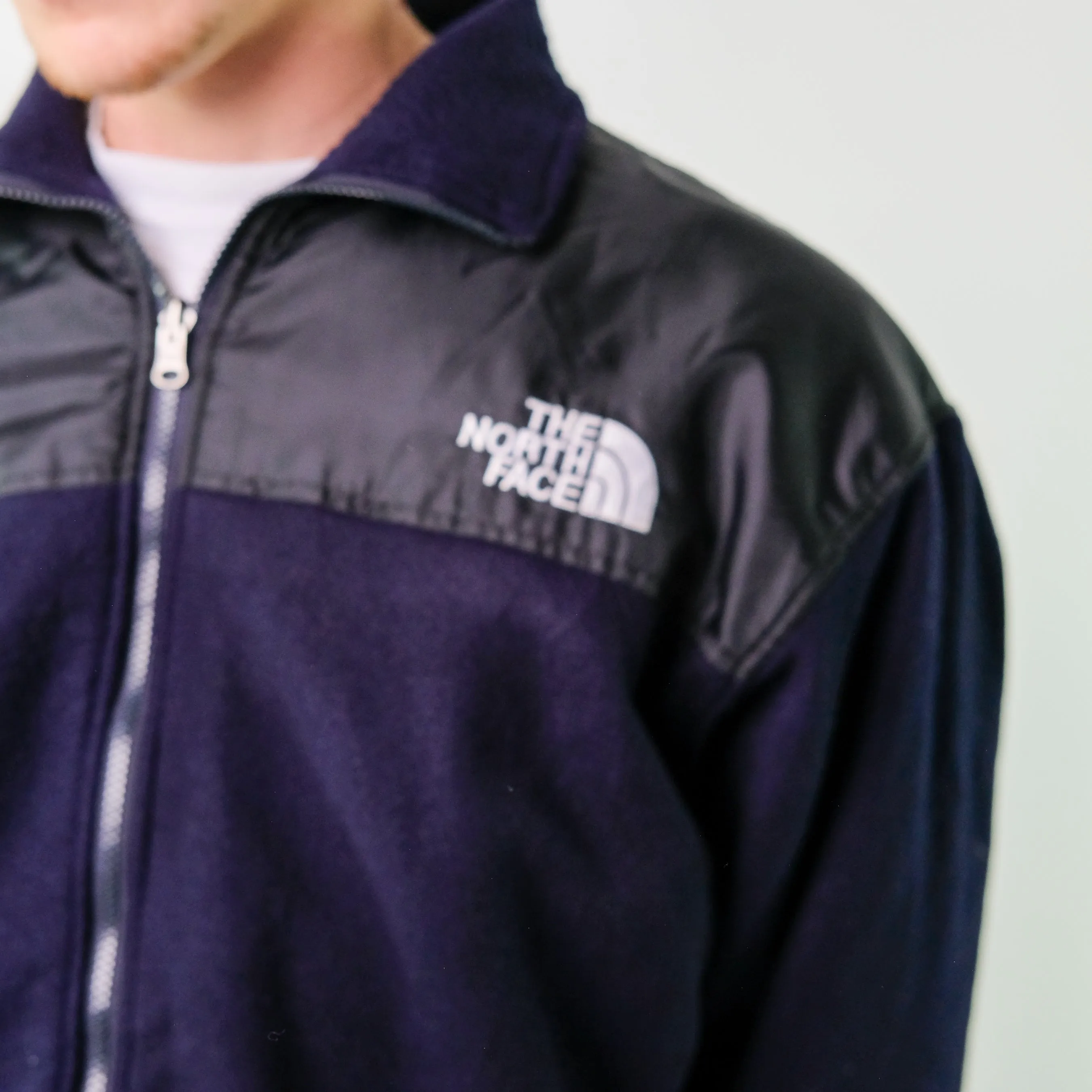 Navy Blue y2ks The North Face Fleece (XL)