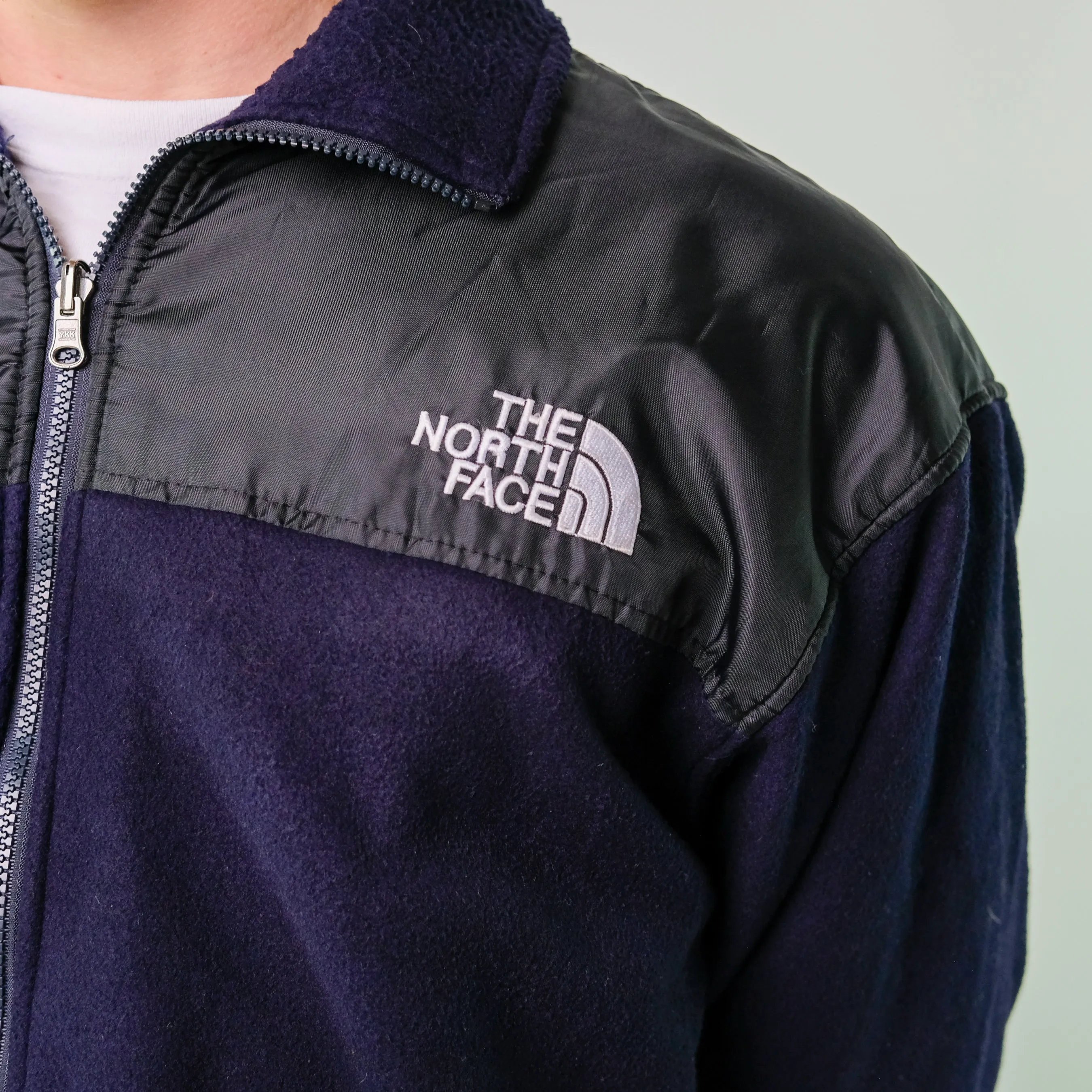 Navy Blue y2ks The North Face Fleece (XL)